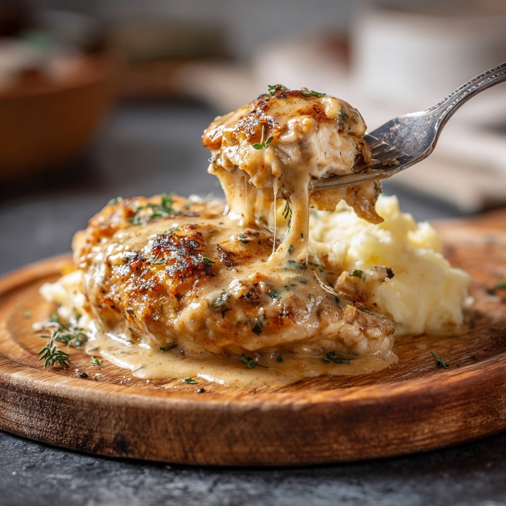 Hausmannskost Cremiges Hähnchen mit Kartoffelpüree
