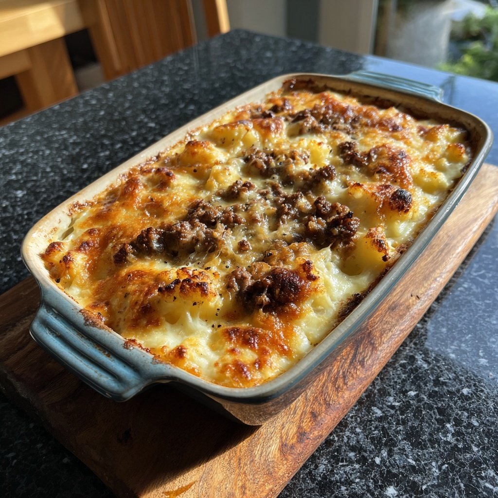 Blumenkohl Hackfleisch Auflauf