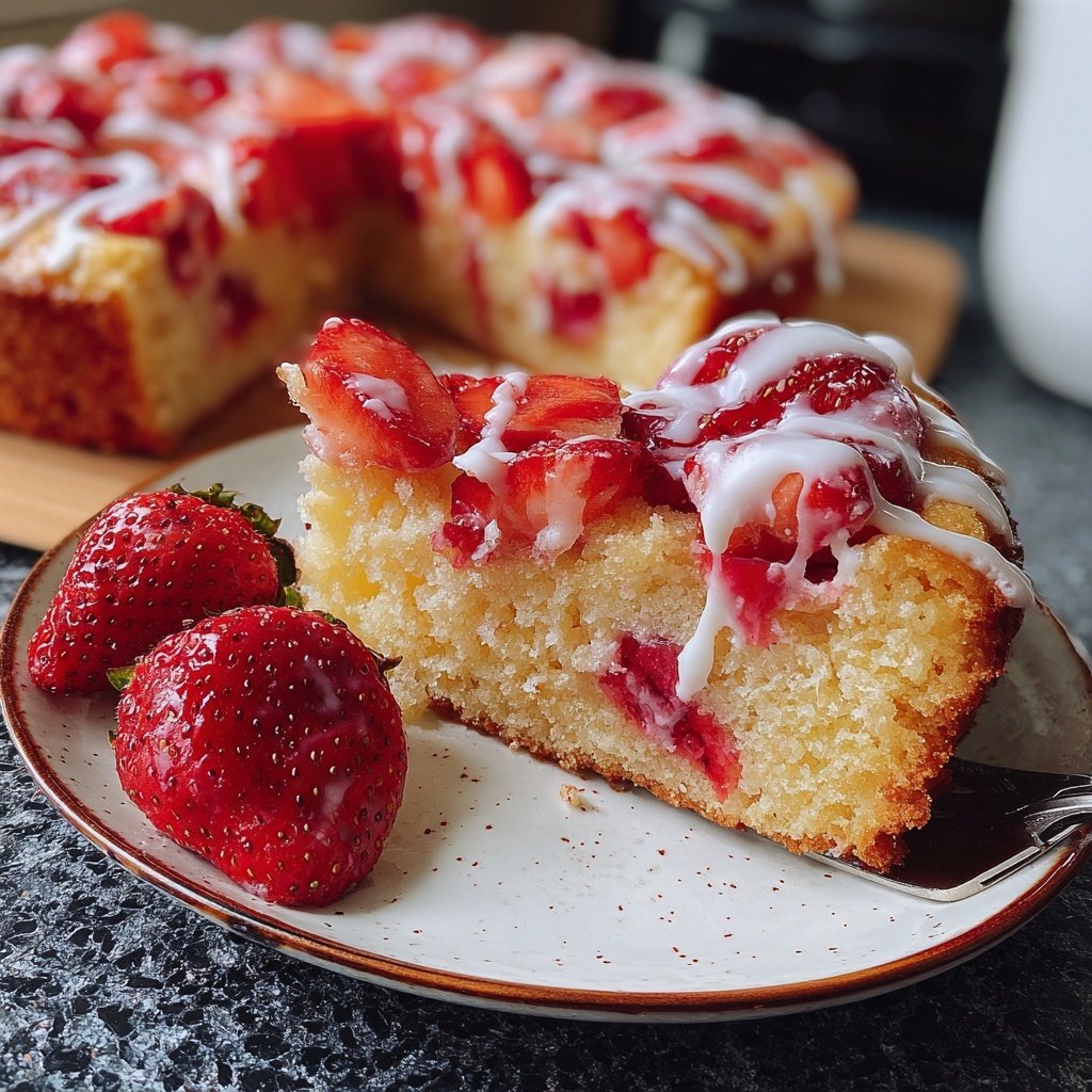 Erdbeerkuchen Vom Blech