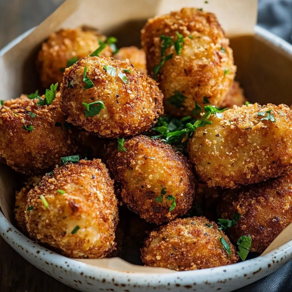 Vegane Kroketten aus Brokkoli