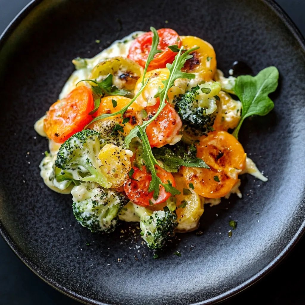 Bunter Gemüseauflauf mit Kartoffeln