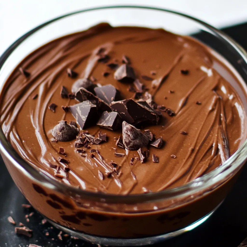 Veganes Mousse au Chocolat