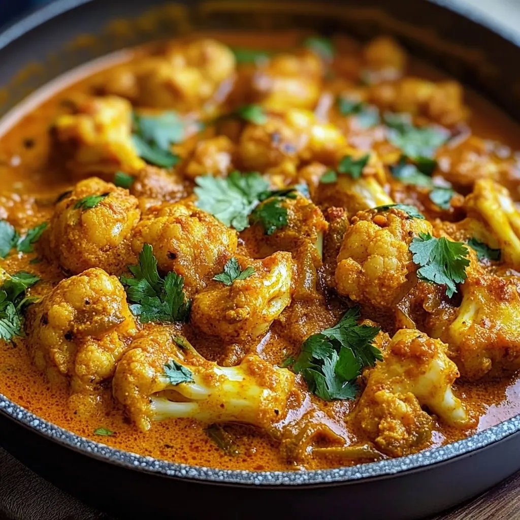 Blumenkohl Curry aus dem Backofen