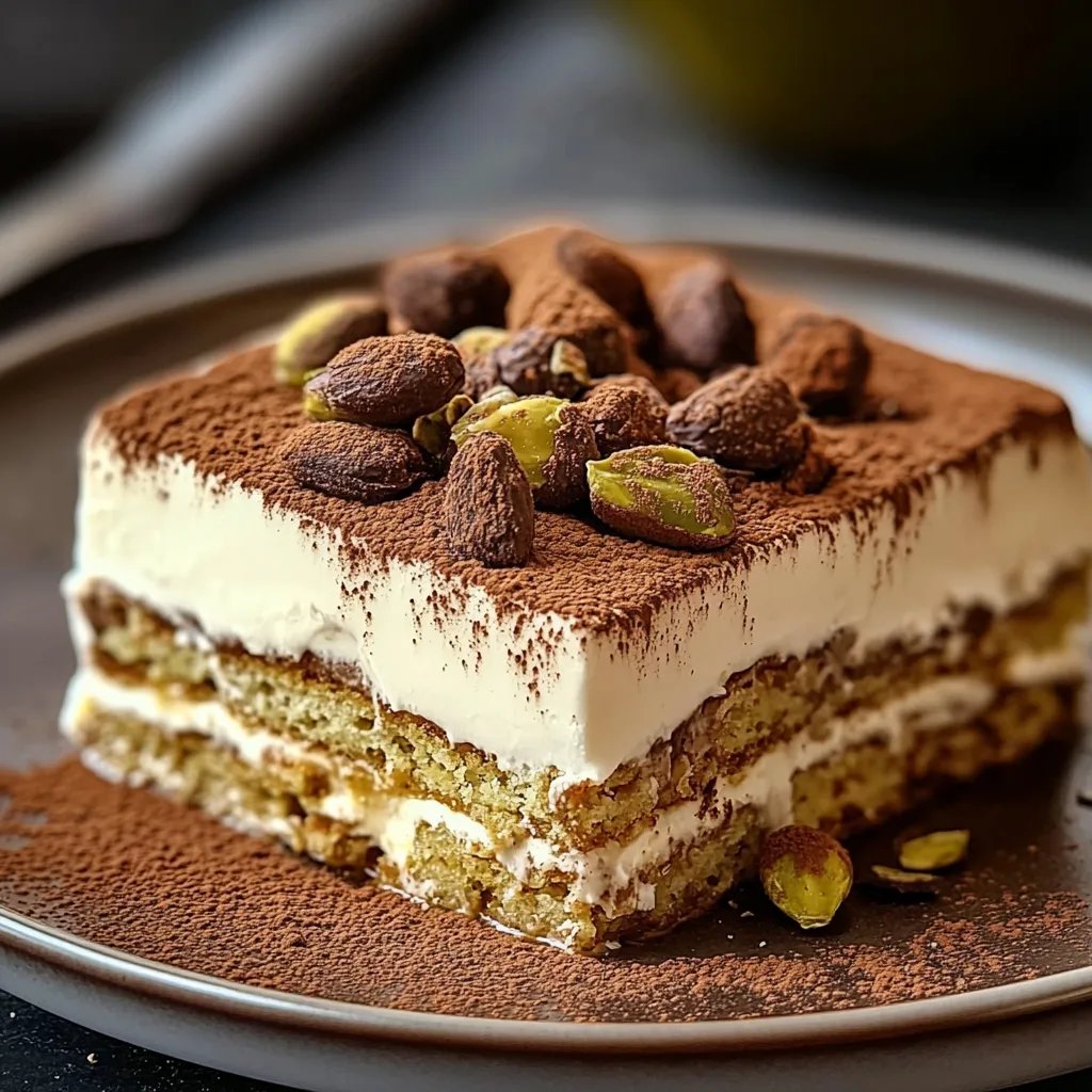 Himmlisches Pistazien-Tiramisu