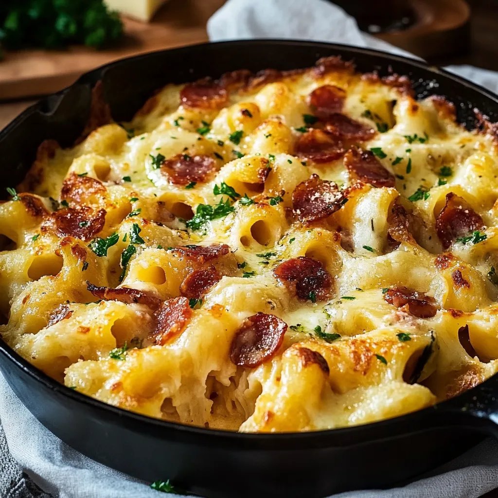 Käsenudeln mit Fleischwurst