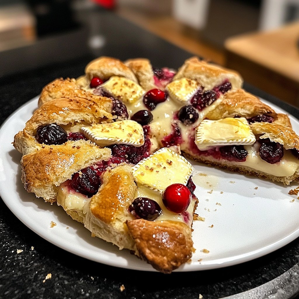 Cranberry-Brie-gefülltes Hähnchen