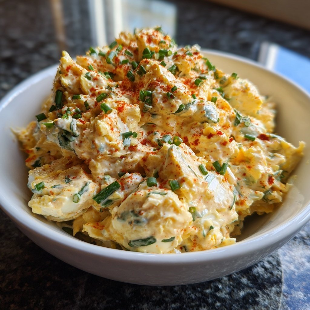 Schnell & Einfach 10-Minuten-Eiersalat mit Joghurt