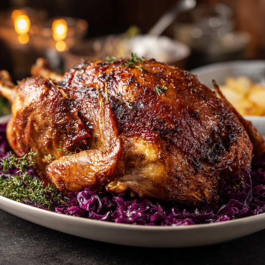 Saisonal & Festlich Weihnachtsgans mit Rotkohl
