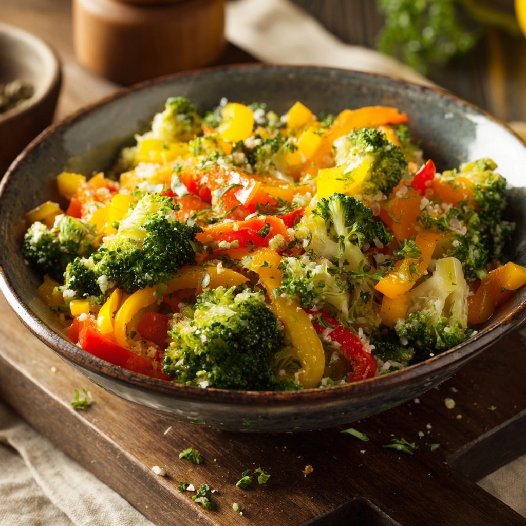 Kalorienarme Reispfanne Mit Brokkoli