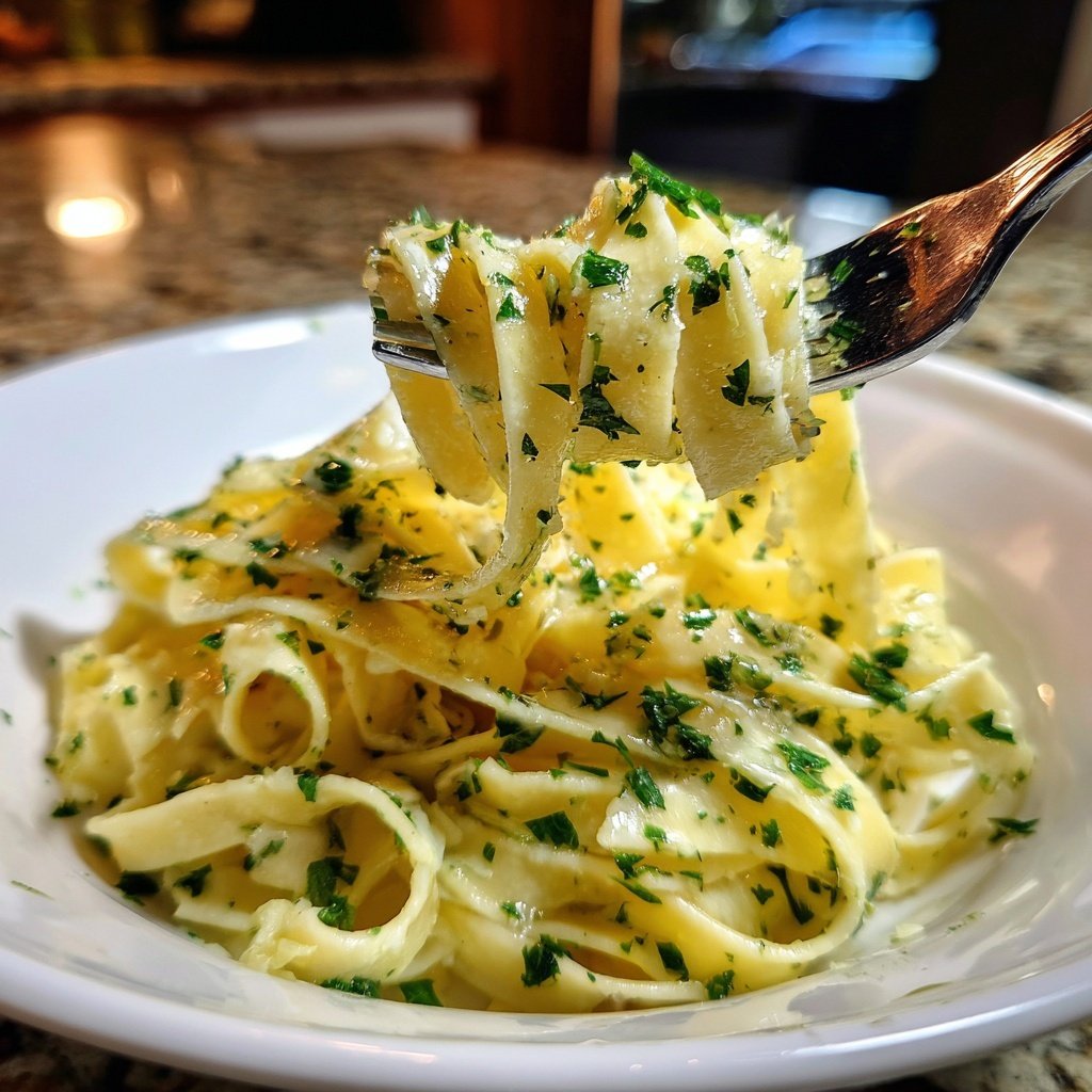 Tagliatelle mit Zitronenbutter