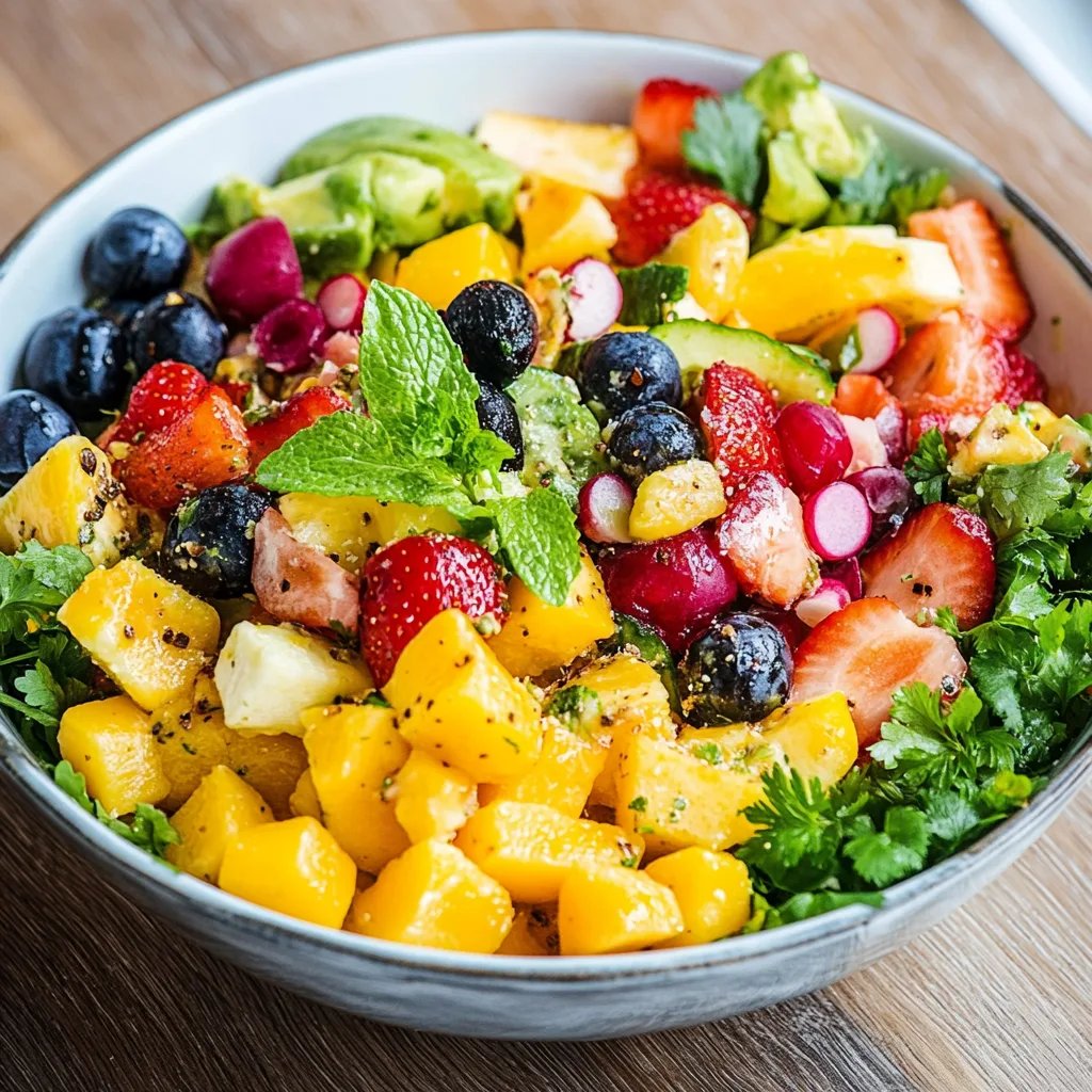 Kunterbunter Obstsalat