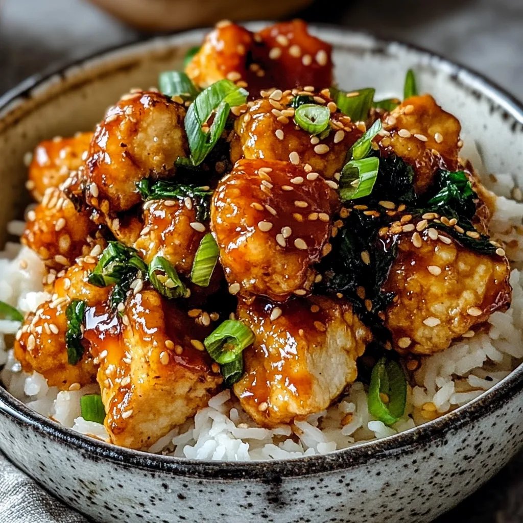 Koreanischer gebackener Blumenkohl