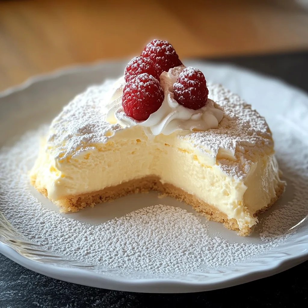 Quark-Schneekuchen mit Vanillepudding