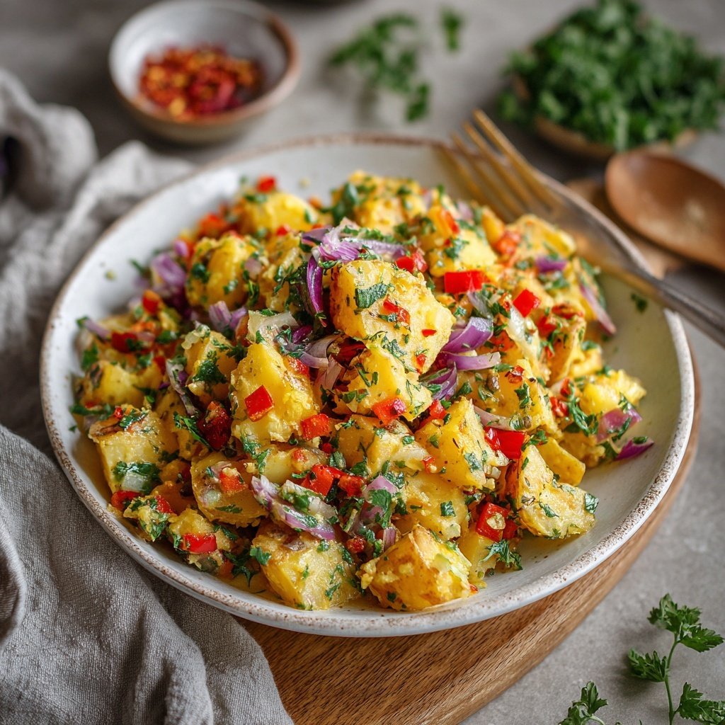 Bunter Kartoffelsalat Zum Grillen