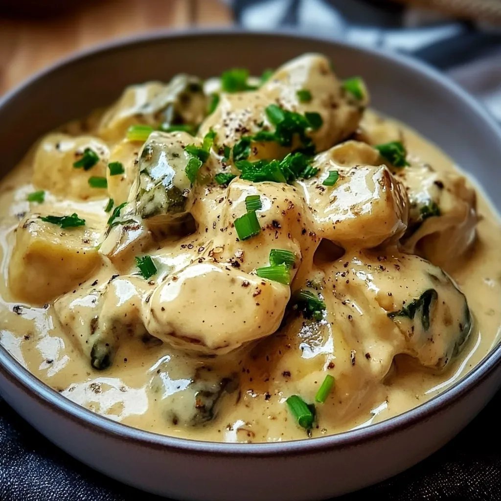 Rosenkohl in cremiger Frischkäse-Senfsauce